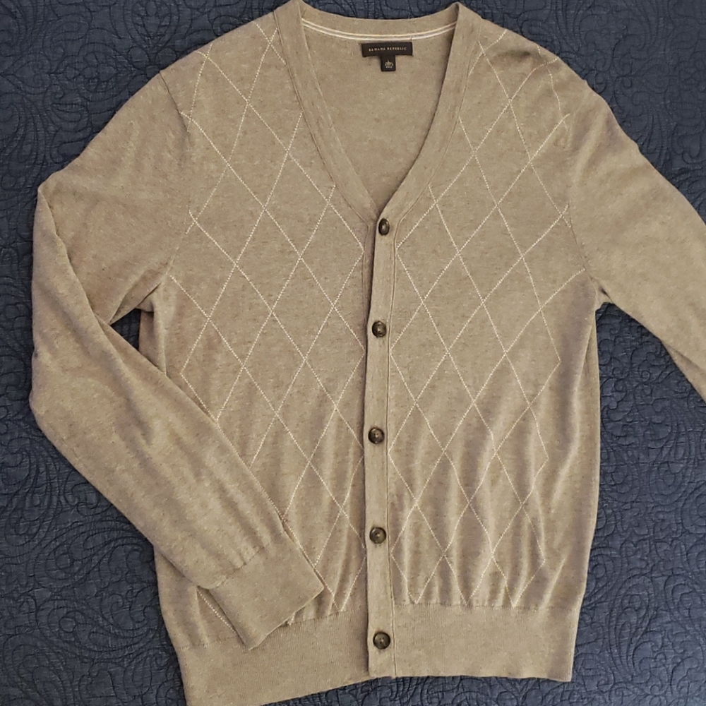 Banana Republic large gray cardigan